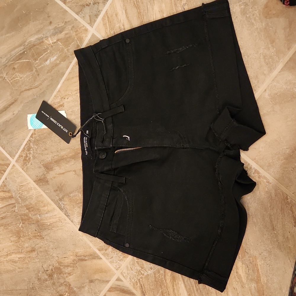 Just Black Denim Jean Short